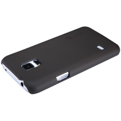 Samsung Galaxy S5 mini Nillkin Frosted Shield brūns plastmasas apvalks + ekrāna aizsargplēve / Vacins.lv