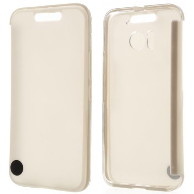 HTC 10 Dot View atvērams smilšains maciņš - maks / Vacins.lv