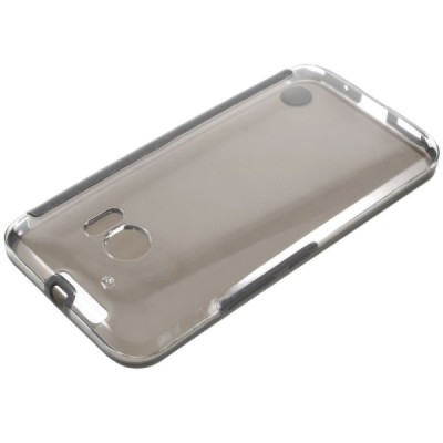 HTC 10 Dot View atvērams pelēks maciņš - maks / Vacins.lv