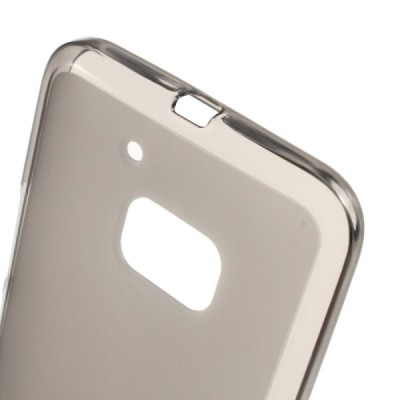 HTC 10 (Lifestyle) cieta silikona (TPU) dzidrs (pelēks) un matēts apvalks / Vacins.lv