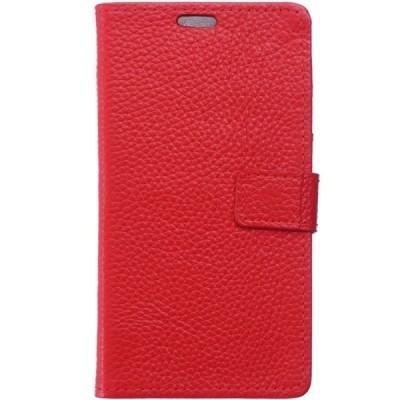 Huawei P9 Plus (Huawei Ascend P9 Plus) atvēramais ādas sarkans maciņš (maks) / Vacins.lv