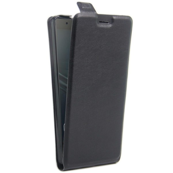 Klasisks atvēramais maciņš - melns (P9 Plus)