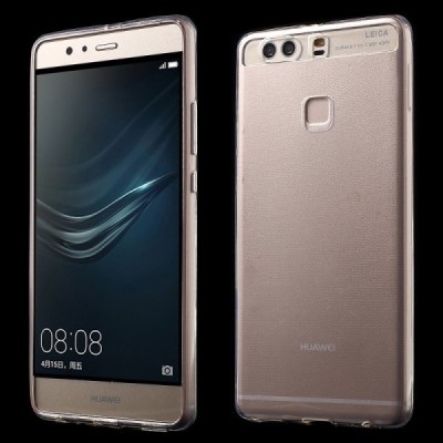 Huawei P9 Plus (Huawi Ascend P9 Plus) skaidrus (permatomas) kieto silikono TPU ploniausias pasaulyje bespalvis dėklas / Priedai.