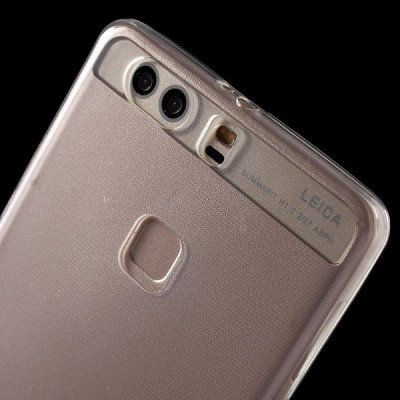 Huawei P9 Plus (Huawi Ascend P9 Plus) skaidrus (permatomas) kieto silikono TPU ploniausias pasaulyje bespalvis dėklas / Priedai.
