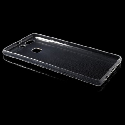Huawei P9 Plus (Huawi Ascend P9 Plus) skaidrus (permatomas) kieto silikono TPU ploniausias pasaulyje bespalvis dėklas / Priedai.
