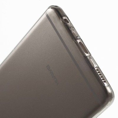 Huawei P9 Plus (Huawei Ascend P9 Plus) dzidrs (caurspīdīgs) cieta silikona TPU pasaulē planākais pelēks apvalks / Vacins.lv