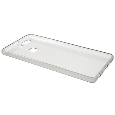 Huawei P9 Plus (Huawei Ascend P9 Plus) dzidrs (caurspīdīgs) cieta silikona TPU pasaulē planākais pelēks apvalks / Vacins.lv