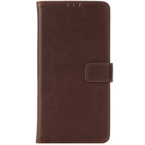 „Retro“ atvēramais maciņš - tumši brūns (Xperia E5)
