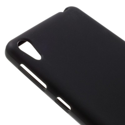 Sony Xperia E5 (Sony Xperia E5 Dual) cieta silikona (TPU) melns apvalks / vacins.lv