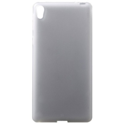 Sony Xperia E5 (Sony Xperia E5 Dual) dzidrs cieta silikona (TPU) balts apvalks / vacins.lv