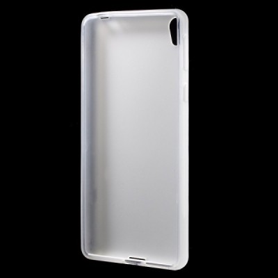 Sony Xperia E5 (Sony Xperia E5 Dual) dzidrs cieta silikona (TPU) balts apvalks / vacins.lv