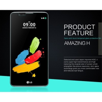 LG Stylus 2 (K520) „Nillkin“ H Tempered Glass sustiprintos apsaugos apsauginis ekrano stiklas 0,33 mm / Priedai.lt