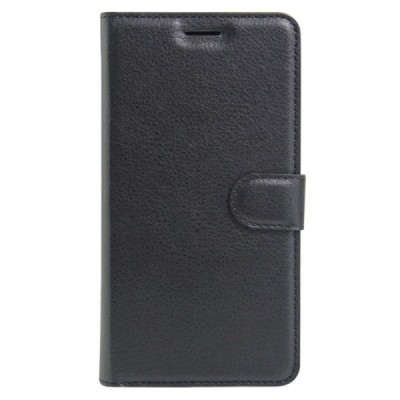 Huawei Honor 5c ir Huawei Honor 7 Lite atvēramais ādas melns maciņš, grāmata (maks) / Vacins.lv