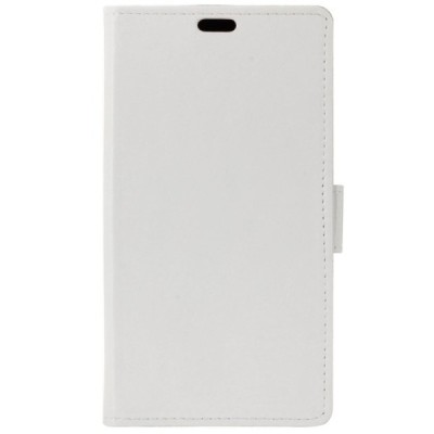 Huawei Honor 5c ir Huawei Honor 7 Lite atvēramais ādas balts maciņš, grāmata (maks) / Vacins.lv