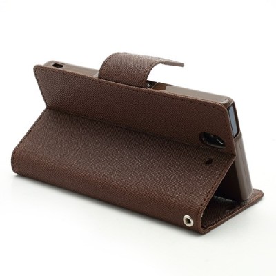 „Mercury Goospery“ Sony Xperia Z brūns ādas maciņš / Vacins.lv