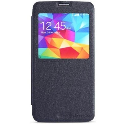 Samsung Galaxy S5 G900 (S5 Neo G903) pilkas odinis atverčiamas Nillkin Sparkle dėklas / Priedai.lt