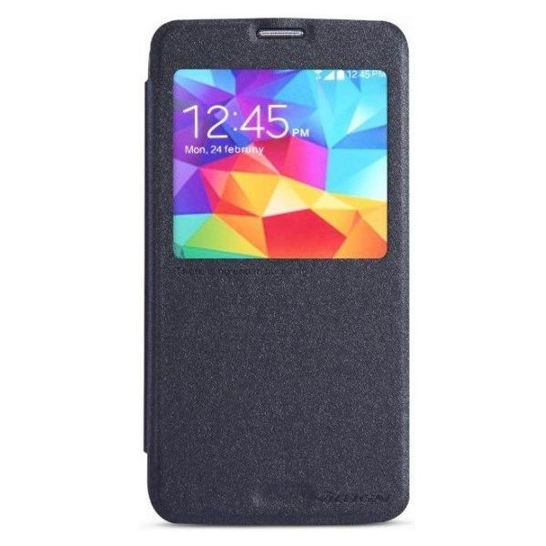 „Nillkin“ Sparkle atverčiamas dėklas - pilkas (Galaxy S5 / S5 Neo)