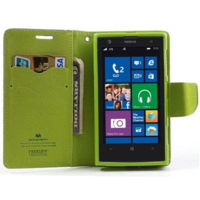 Nokia Lumia 1020 Mercury pilkas atverčiamas dėklas - piniginė / Priedai.lt