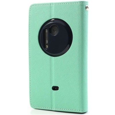 Nokia Lumia 1020 Mercury mėtinis atverčiamas dėklas - piniginė / Priedai.lt