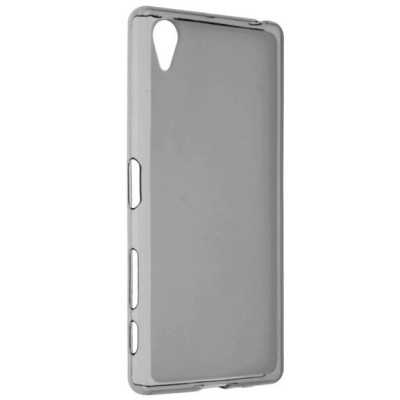 Sony Xperia X Performance kieto silikono TPU skaidrus, pilkas dėklas - nugarėlė / Priedai.lt