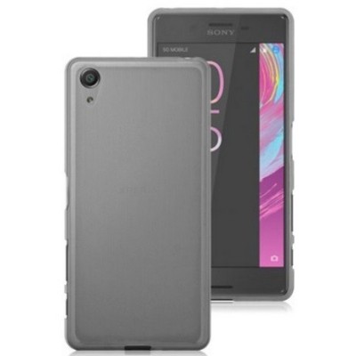 Sony Xperia X Performance dzidrs cieta silikona (TPU) pelēks apvalks / Vacins.lv