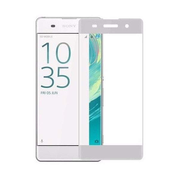 „Calans“ Tempered Glass apsauginis ekrano stiklas 0.26 mm - baltas (Xperia XA)