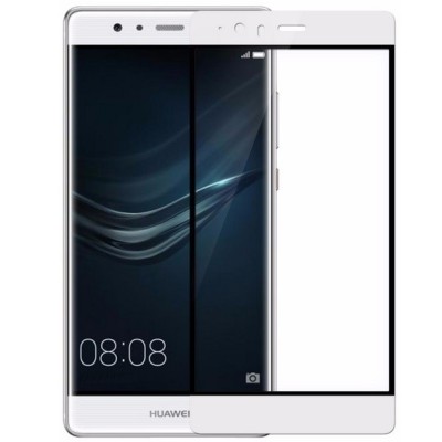Huawei P9 Plus Nillkin Tempered Glass balts ekrāna aizsargstikls / Vacins.lv