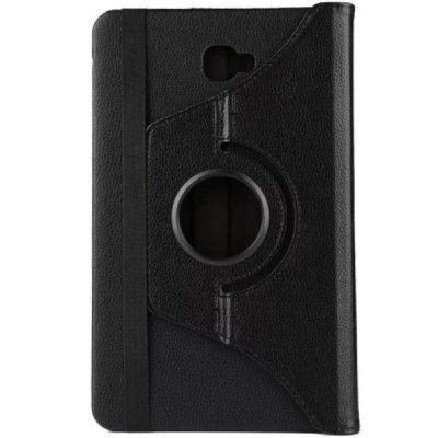 Samsung Galaxy Tab A 10.1 2016 (T580,T585) atverčiamas, sukamas 360 laipsnių, juodas odinis dėklas - stovas / Priedai.lt