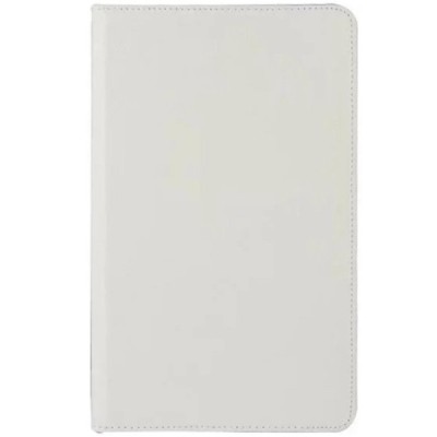 Samsung Galaxy Tab A 10.1 2016 (T580, T585) atvēramais balts ādas maciņš, grozās 360° grādu apjomā / Vacins.lv