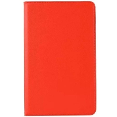 Samsung Galaxy Tab A 10.1 2016 (T580,T585) atverčiamas, sukamas 360 laipsnių, raudonas odinis dėklas - stovas / Priedai.lt