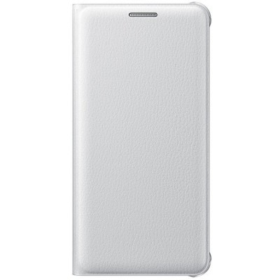 Samsung Galaxy A3 (2016) A310 oficiāls Flip Wallet Cover EF-WA310 atvērams balts ādas maciņš (maks) / Vacins.lv