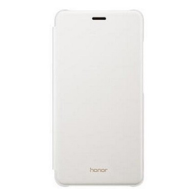 Oficialus Huawei Honor 5c (Honor 7 Lite) Flip Cover baltas atverčiamas dėklas - knygutė / Priedai.lt