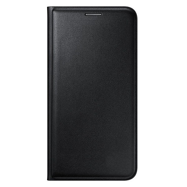 „Samsung“ Flip Wallet Cover atvērams maciņš - melns (Galaxy J5 2016)