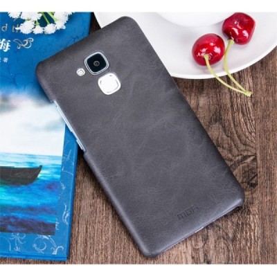 „Mofi“ Slim Leather Huawei Honor 5c (Huawei Honor 7 Lite) pilkas odinis dėklas - nugarėlė / Priedai.lt