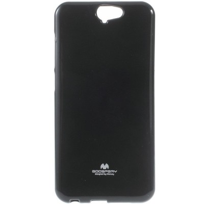 HTC One A9 Mercury melns cieta silikona (TPU) apvalks / vacins.lv