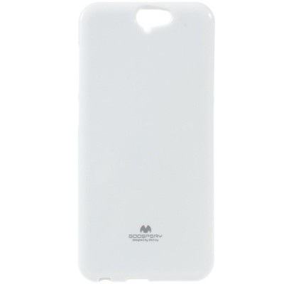 HTC One A9 Mercury balts cieta silikona (TPU) apvalks / vacins.lv