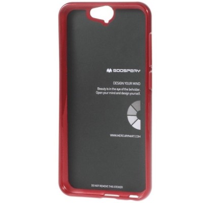 HTC One A9 Mercury sarkans cieta silikona (TPU) apvalks / vacins.lv