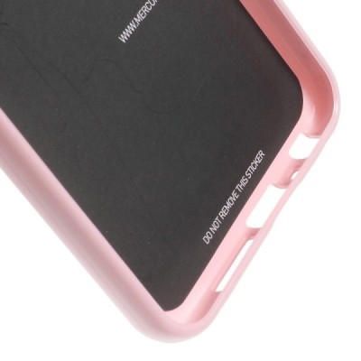 HTC One A9 šviesiai rožinis Mercury kieto silikono (TPU) dėklas - nugarėlė / Priedai.lt