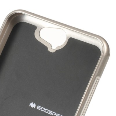 HTC One A9 Mercury zelta cieta silikona (TPU) apvalks / vacins.lv