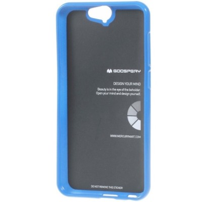 HTC One A9 Mercury tumši zils cieta silikona (TPU) apvalks / vacins.lv