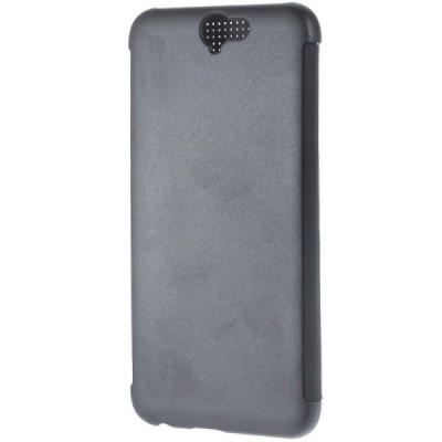 HTC One A9 Dot View atvērams melns maciņš / Vacins.lv