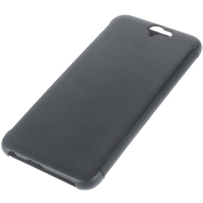 HTC One A9 Dot View atvērams melns maciņš / Vacins.lv