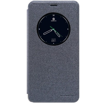 Meizu m3 note „Nillkin“ Sparkle atvēramais pelēks maciņš / Vacins.lv