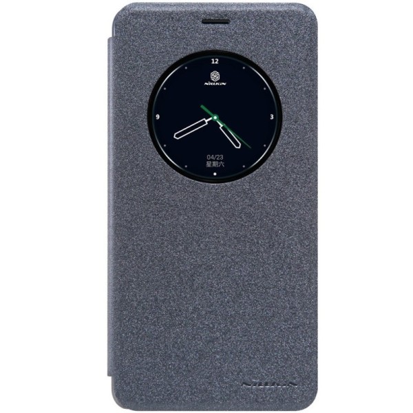 „Nillkin“ Sparkle atvēramais maciņš - pelēks (m2 note)