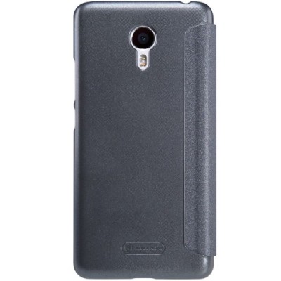 Meizu m3 note „Nillkin“ Sparkle atvēramais pelēks maciņš / Vacins.lv