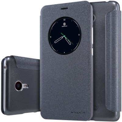 Meizu m3 note „Nillkin“ Sparkle atvēramais pelēks maciņš / Vacins.lv