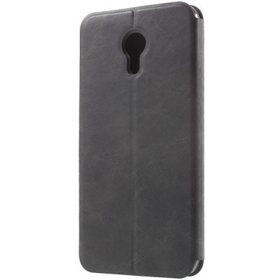 „Mofi“ Vintage serijos Meizu m3 note juodas odinis atverčiamas dėklas / Priedai.lt