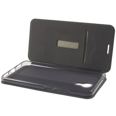 „Mofi“ Vintage serijos Meizu m3 note juodas odinis atverčiamas dėklas / Priedai.lt