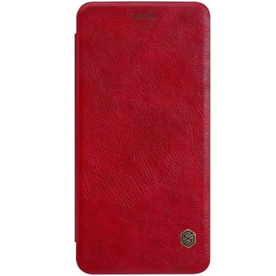Greznais „Nillkin“ Qin sērijas ādas atvērams sarkans Samsung Galaxy Note 7 (N930) maciņš / Vacins.lv