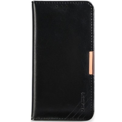 Samsung Galaxy Note 7 (N930) „Kalaideng“ Royale ādas atvēramais melns maciņš / Vacins.lv